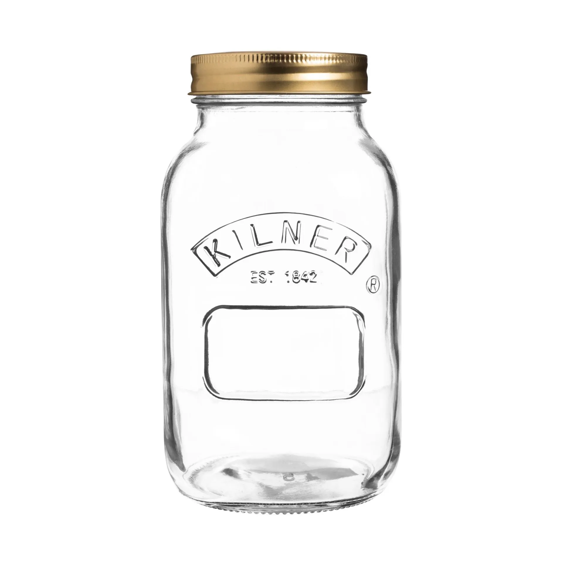 Kilner Bocal rond Kilner Transparent-or, 1 L