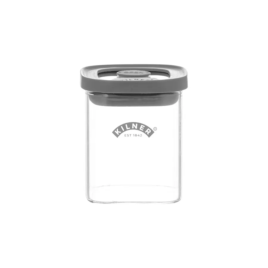 Kilner Kilner FRESH krydderiglas firkantet Klar-grå, 160 ml