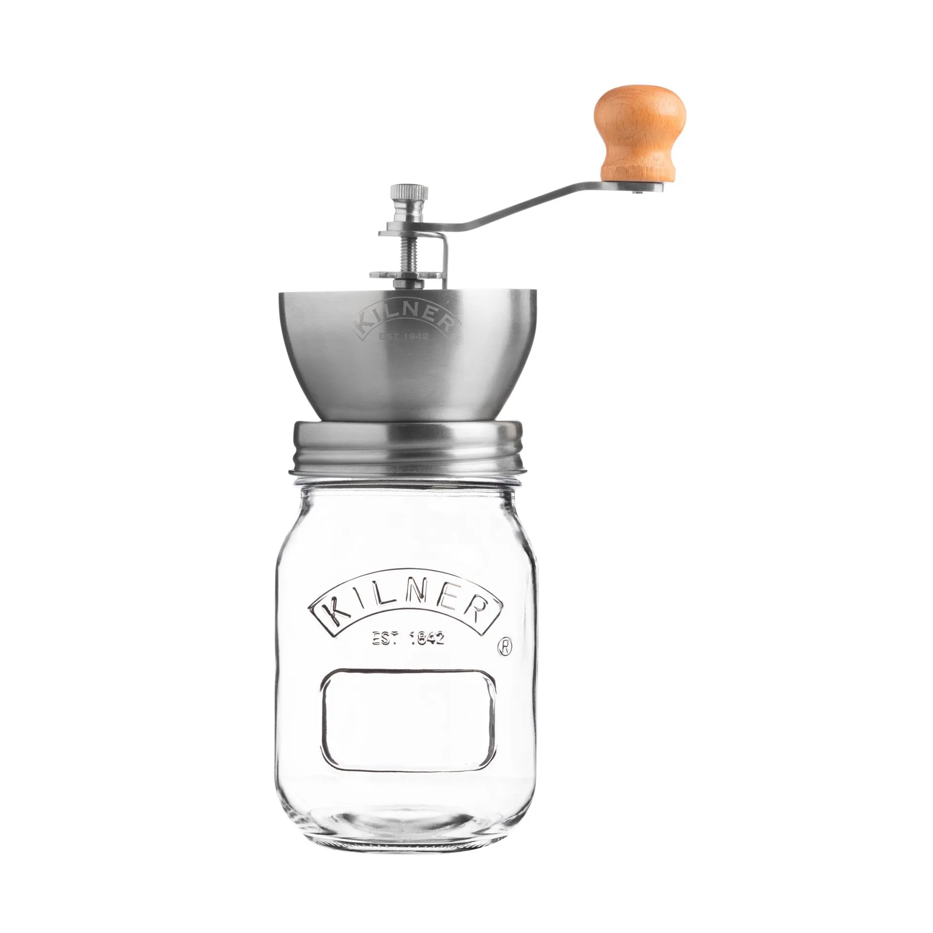 Kilner Kilner kaffekværn Klar-rustfrit stål, 0,5 l