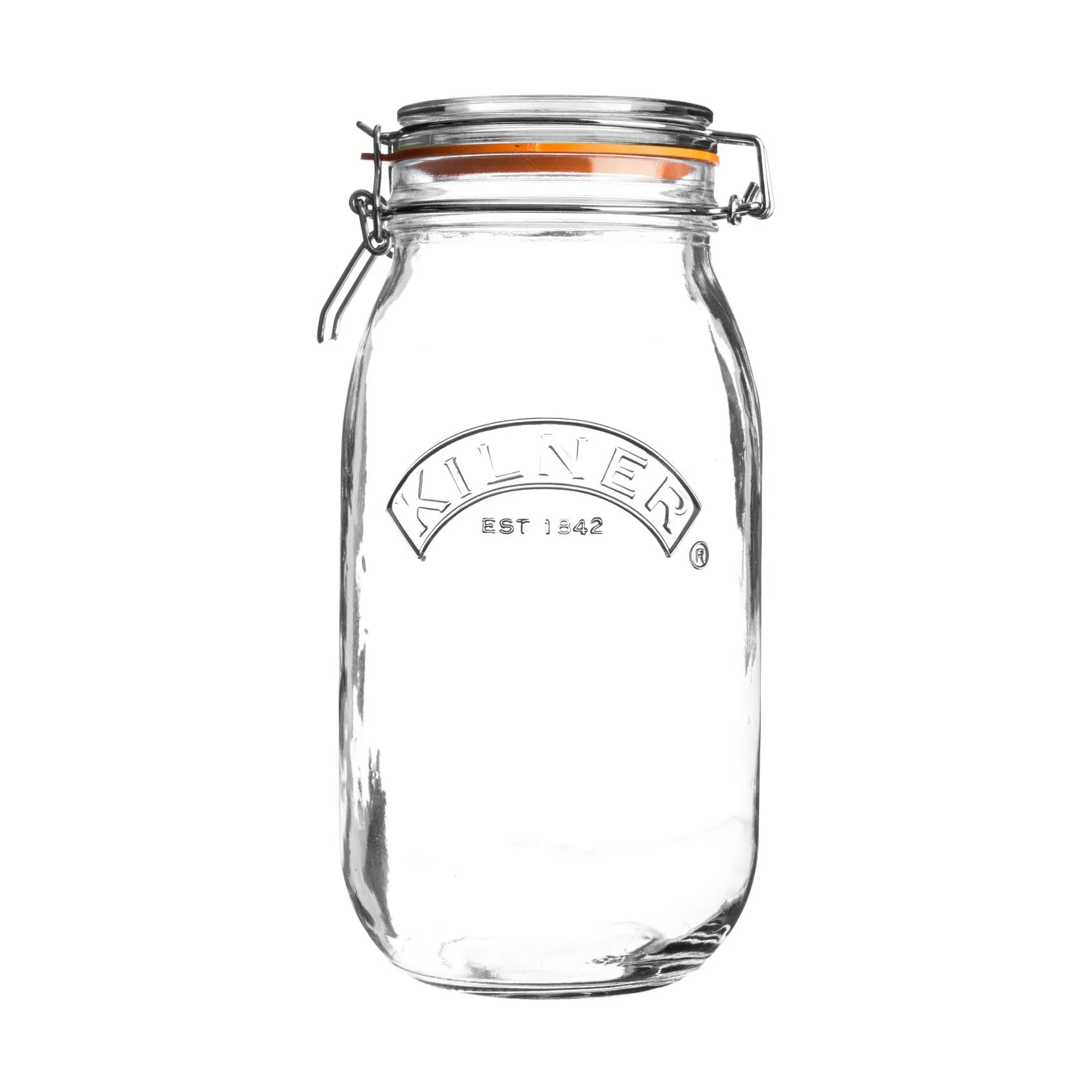Kilner Kilner rund dåse med bøjle Klar, 2 l