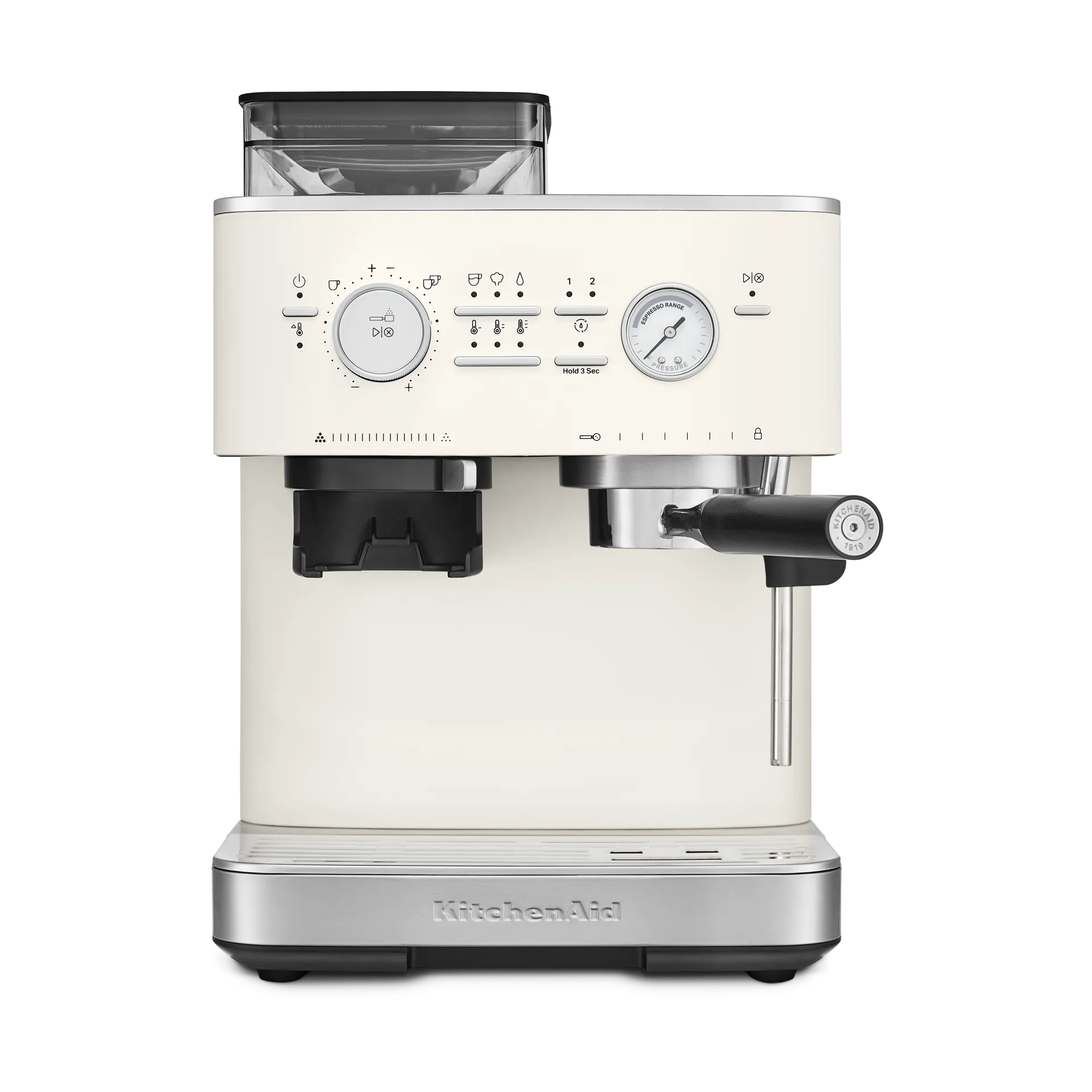 KitchenAid KitchenAid halvautomatisk espressomaskin med kvarn Porcelain white