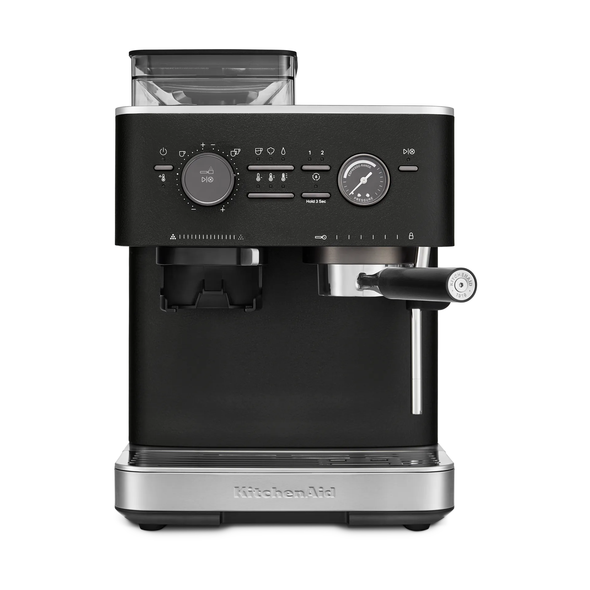 KitchenAid KitchenAid halvautomatisk espressomaskine med kværn Cast iron black