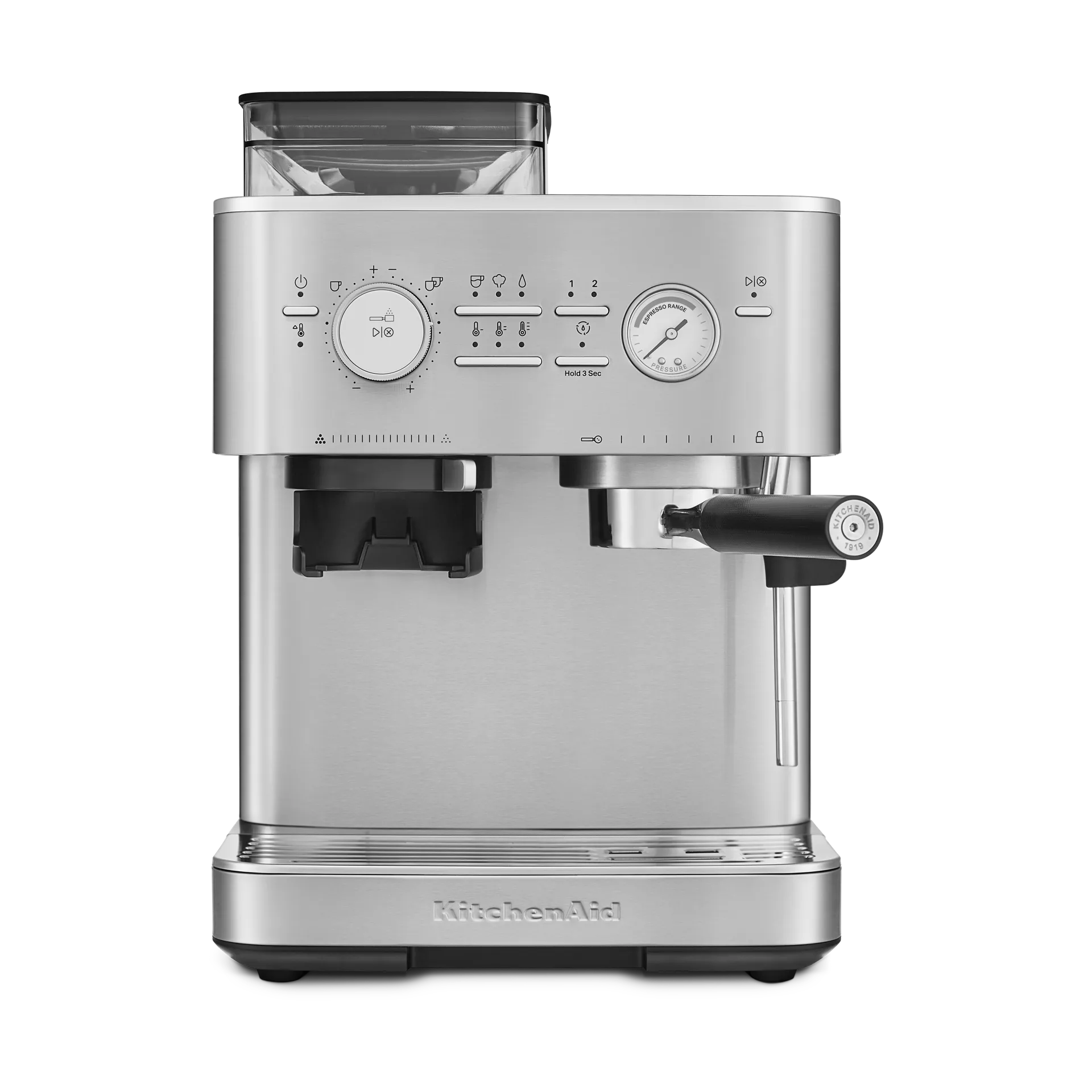 KitchenAid KitchenAid halvautomatisk espressomaskine med kværn Stainless steel