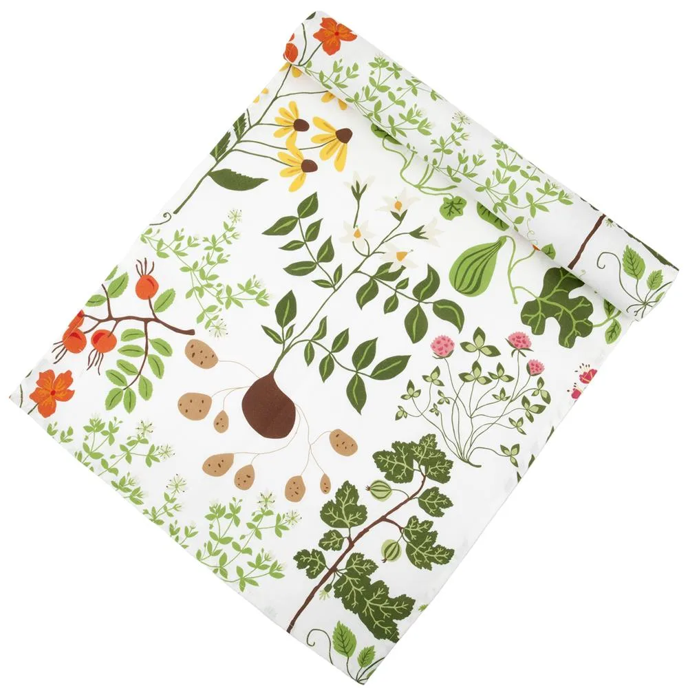 Klippan Yllefabrik Chemin de table Leksand blanc
