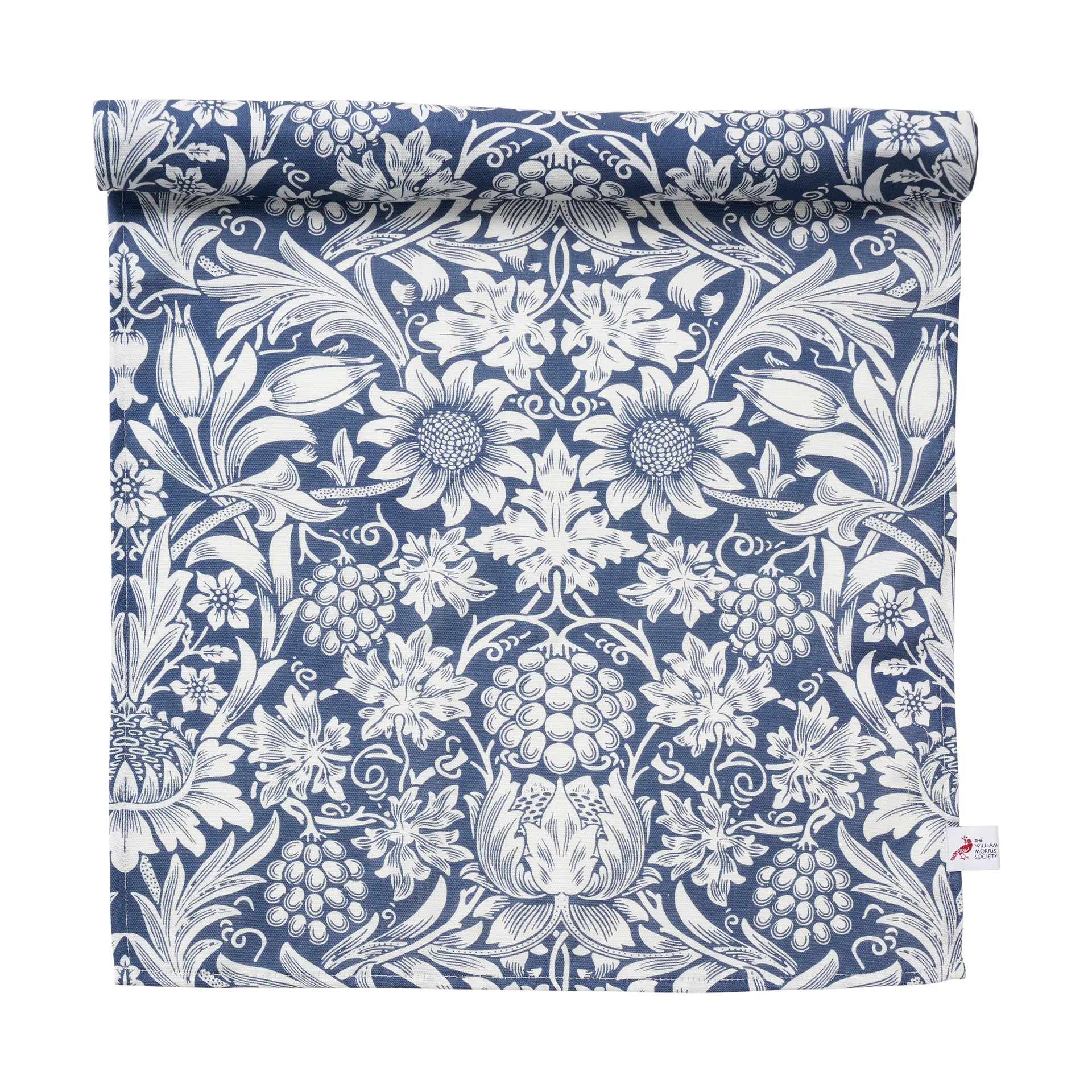 Klippan Yllefabrik Chemin de table Sunflower cm Dark denim
