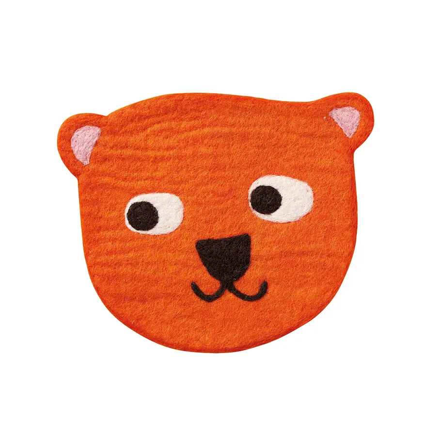 Klippan Yllefabrik Coussin de chaise Little Bear Orange