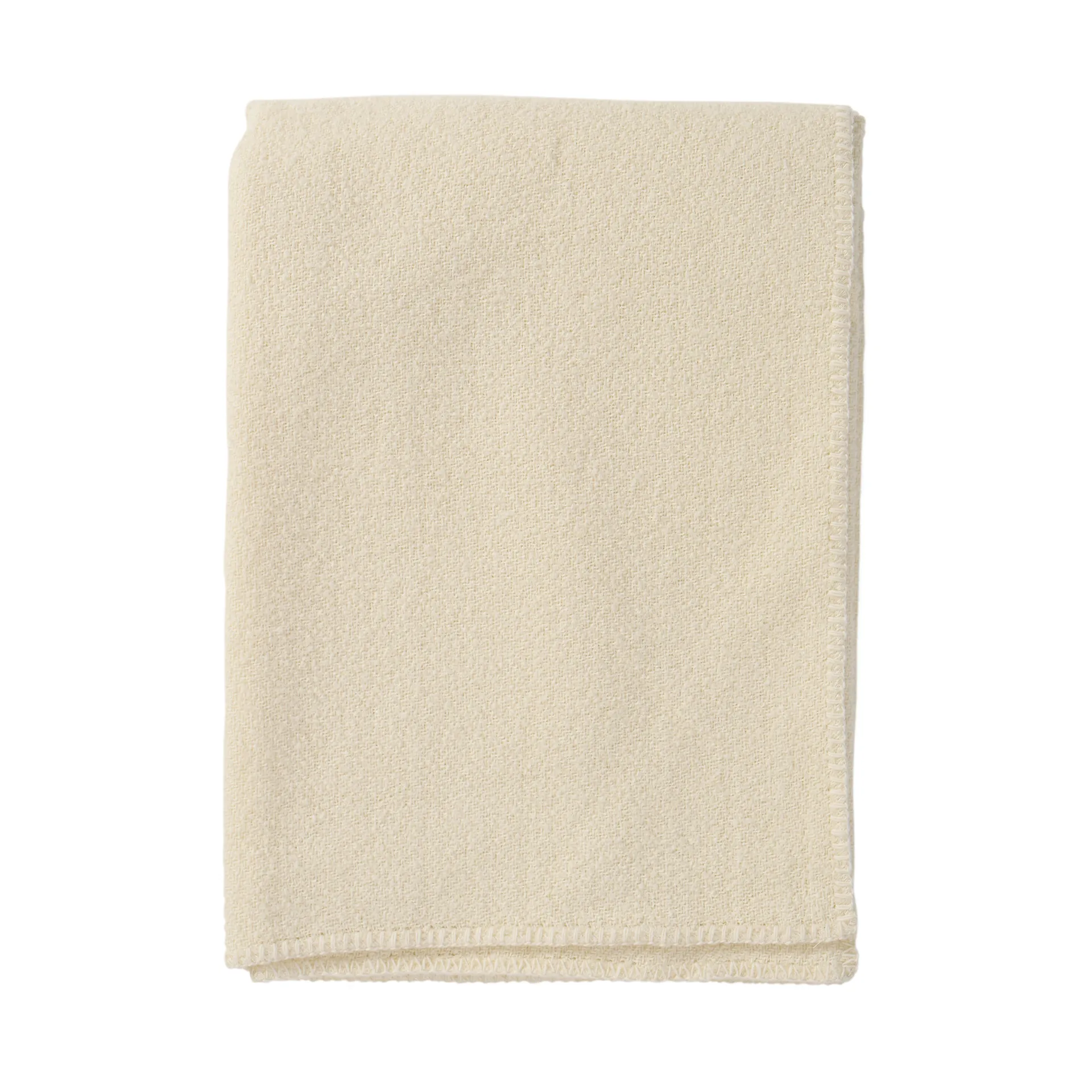 Klippan Yllefabrik Couverture Bouclé en laine cm Cream
