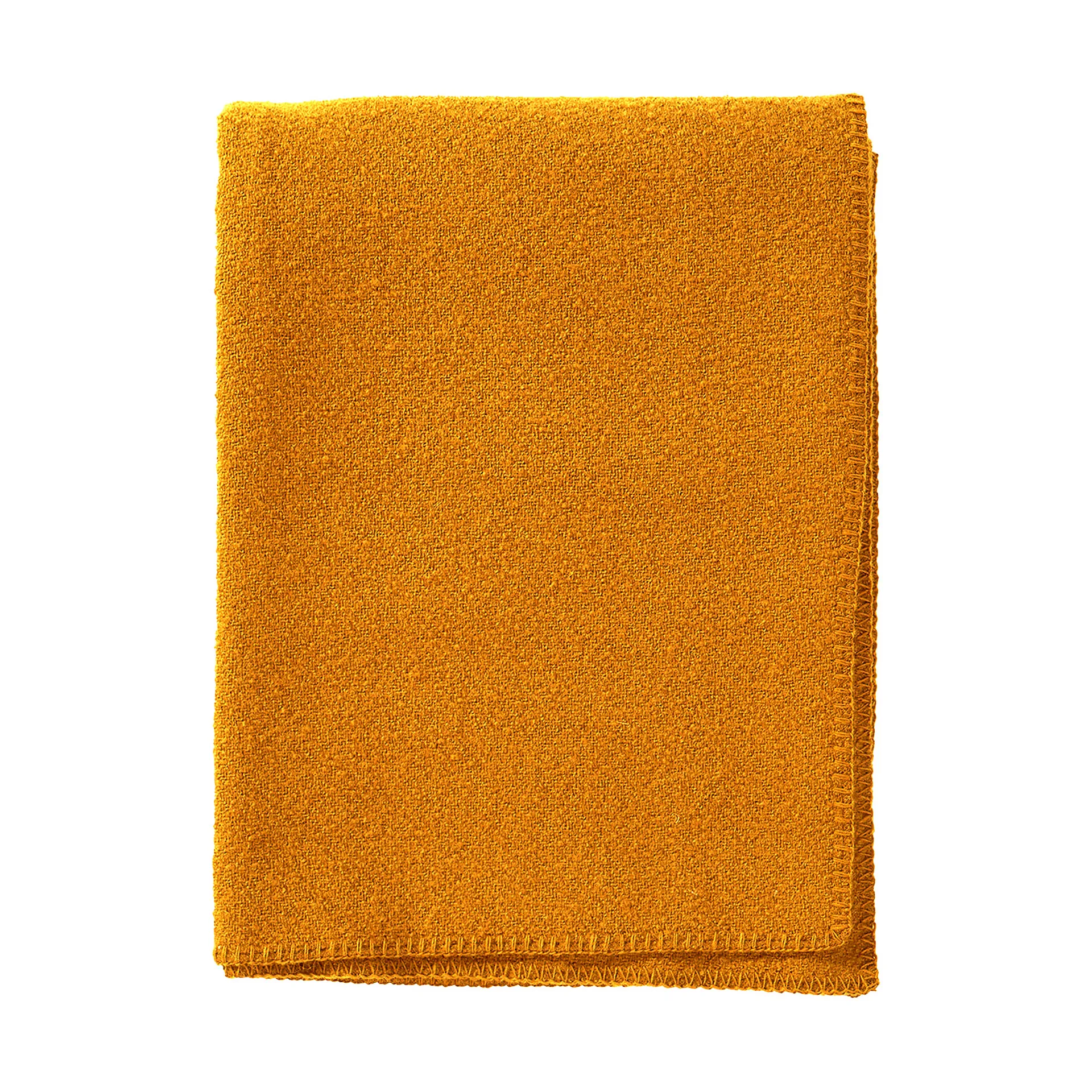 Klippan Yllefabrik Couverture Bouclé en laine cm Ochre