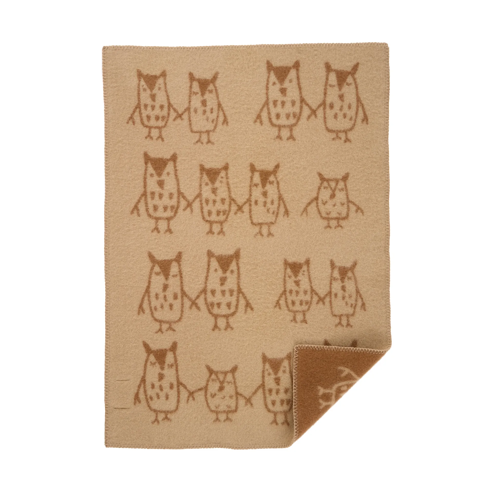 Klippan Yllefabrik Couverture pour enfant Hand in Hand cm Taupe