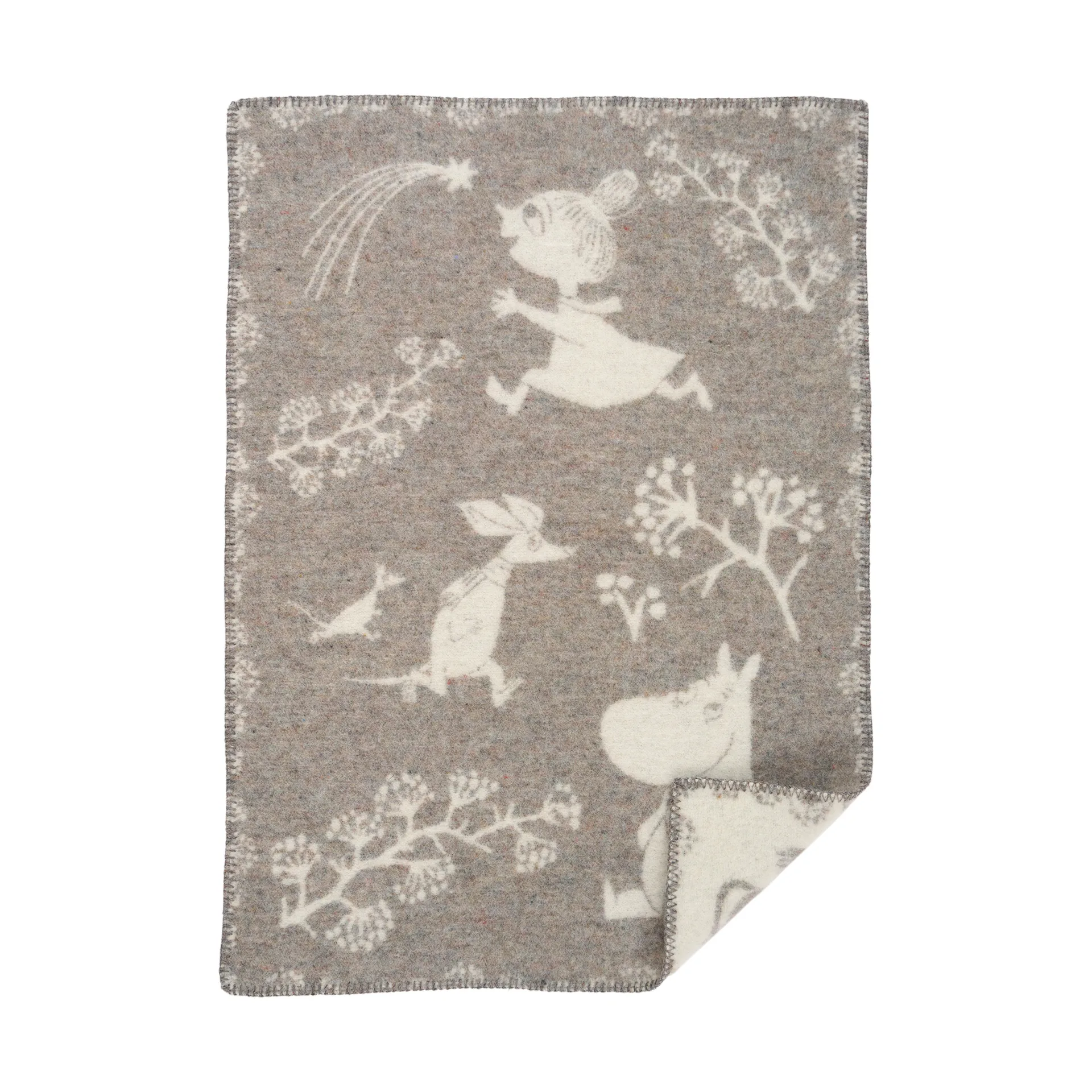 Klippan Yllefabrik Couverture pour enfant Moomin Winterland cm Grey