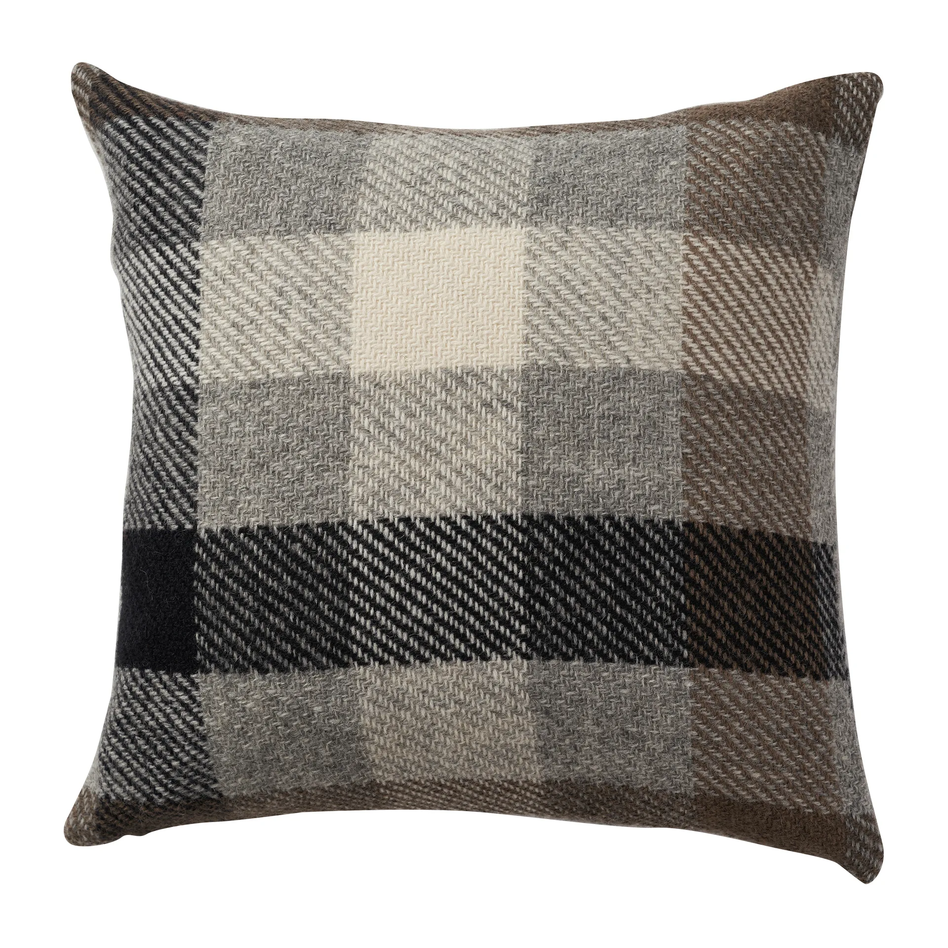 Klippan Yllefabrik Housse de coussin Gotland cm Multi-gris
