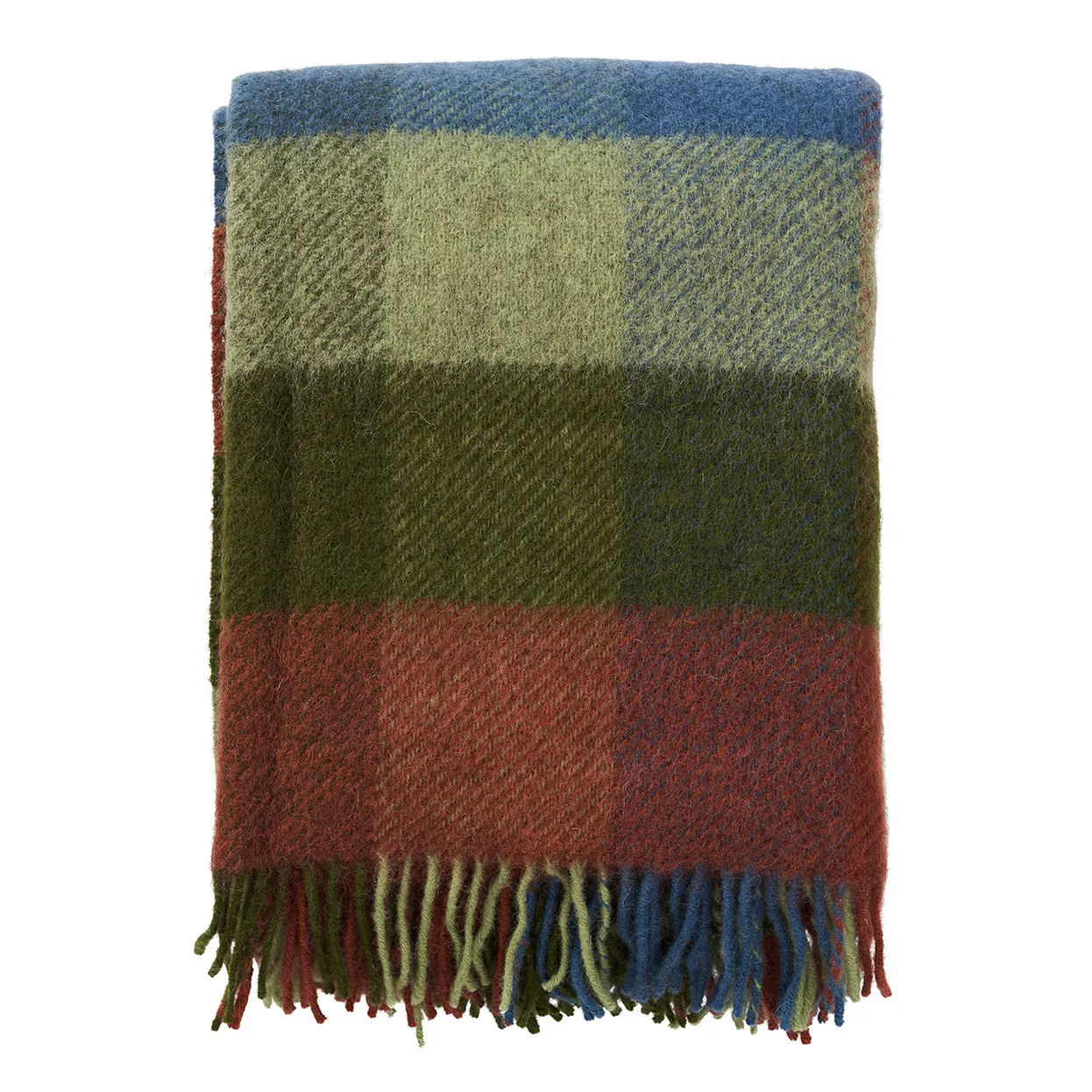 Klippan Yllefabrik Plaid en laine Gotland cm Multi-vert