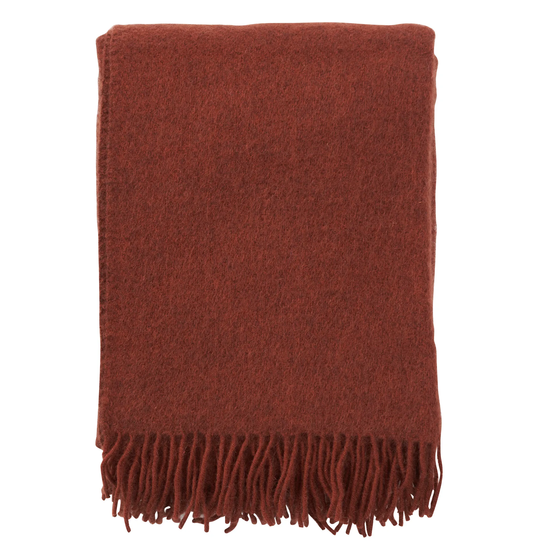 Klippan Yllefabrik Plaid en laine Gotland cm Rust