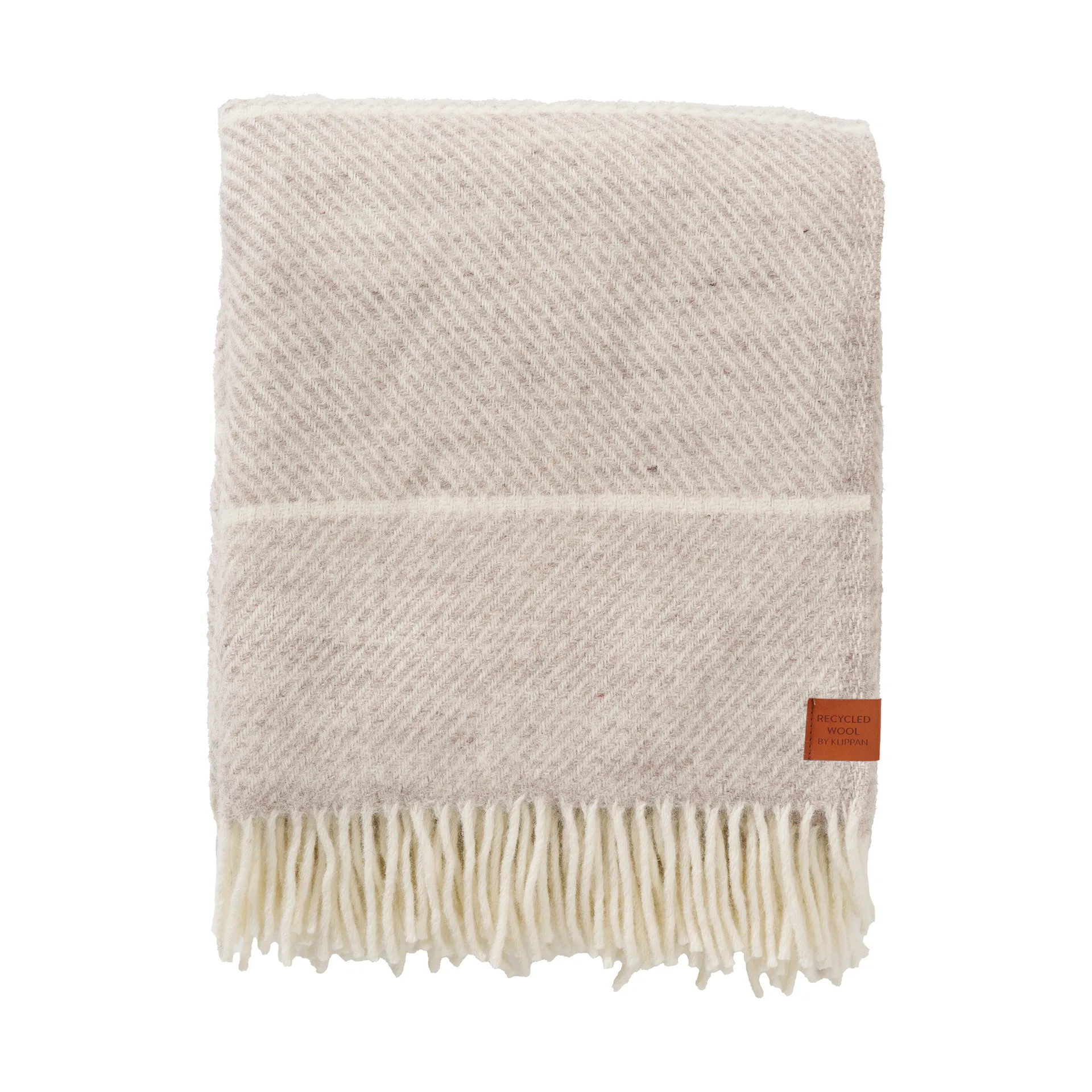 Klippan Yllefabrik Plaid Frank en laine cm Grey