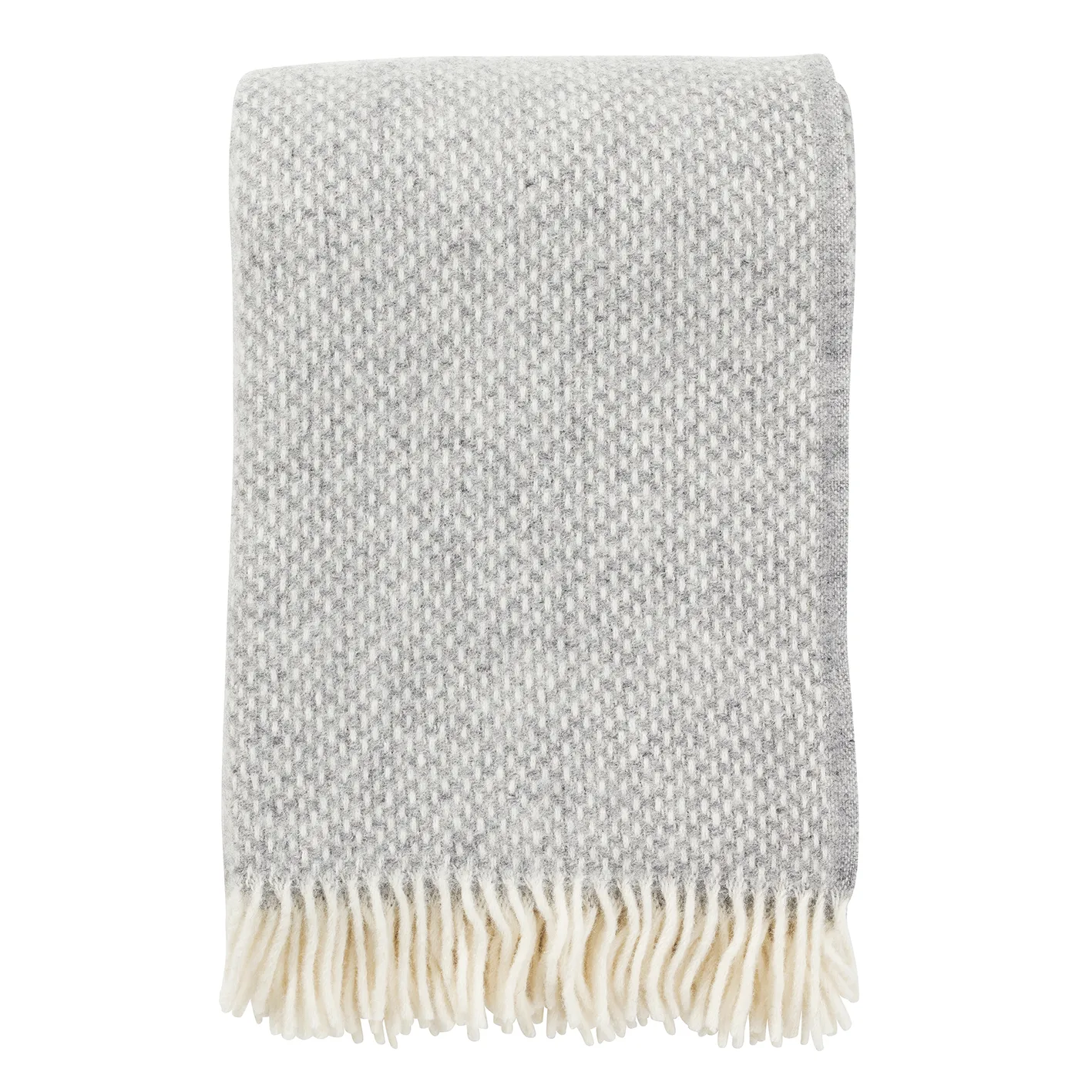 Klippan Yllefabrik Plaid Preppy Mélange de gris
