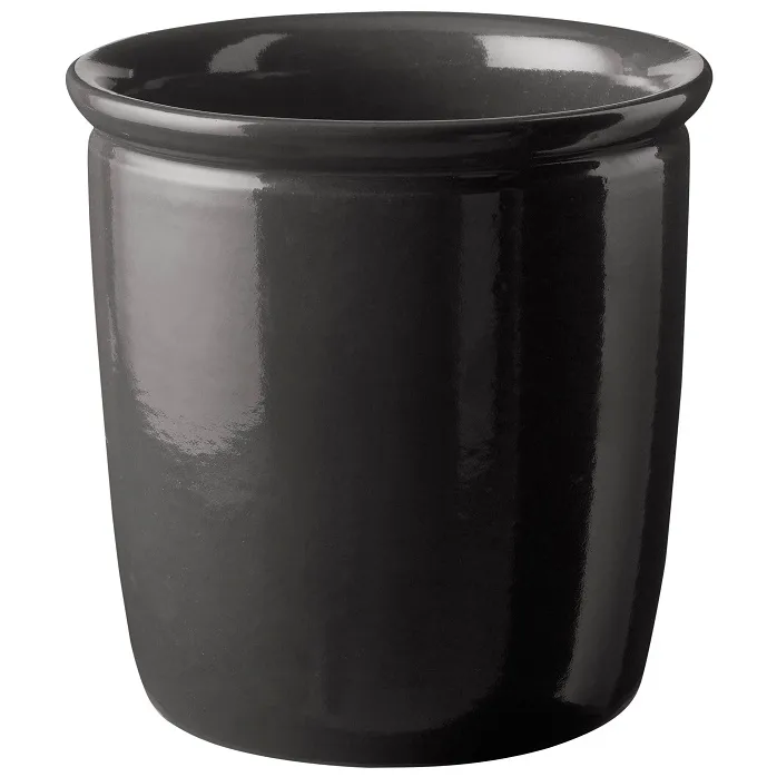 Knabstrup Keramik Bocal Pickle 4 l gris anthracite