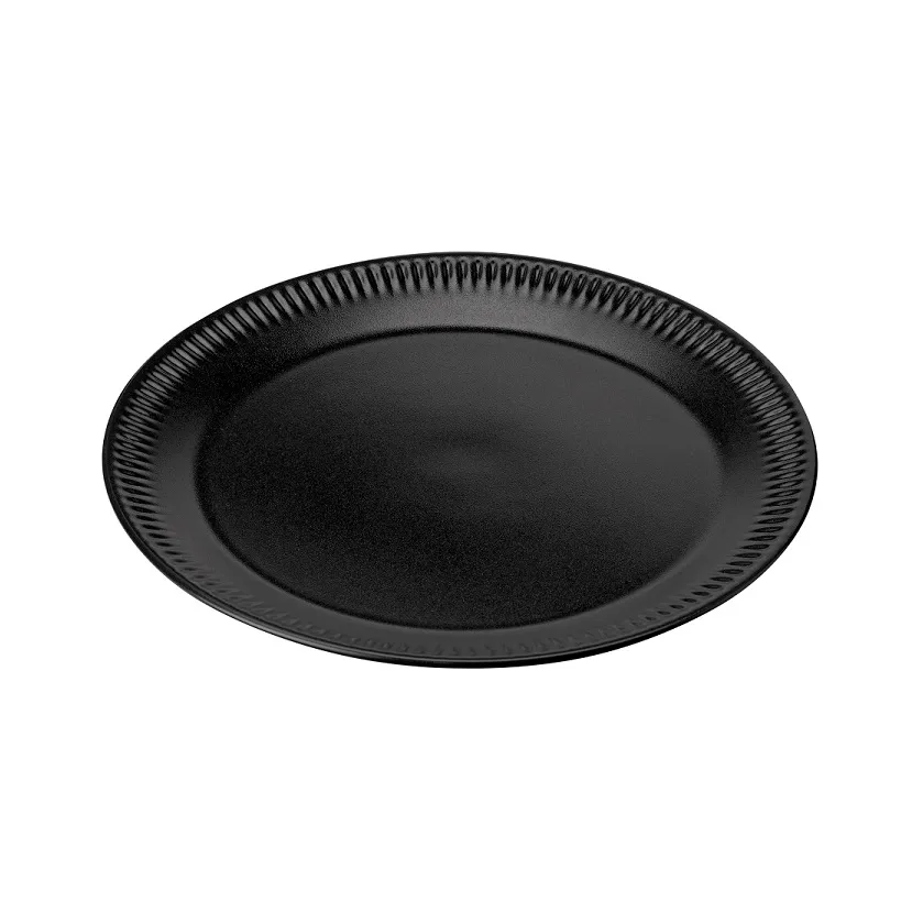 Knabstrup Keramik Knabstrup bord zwart 19 cm