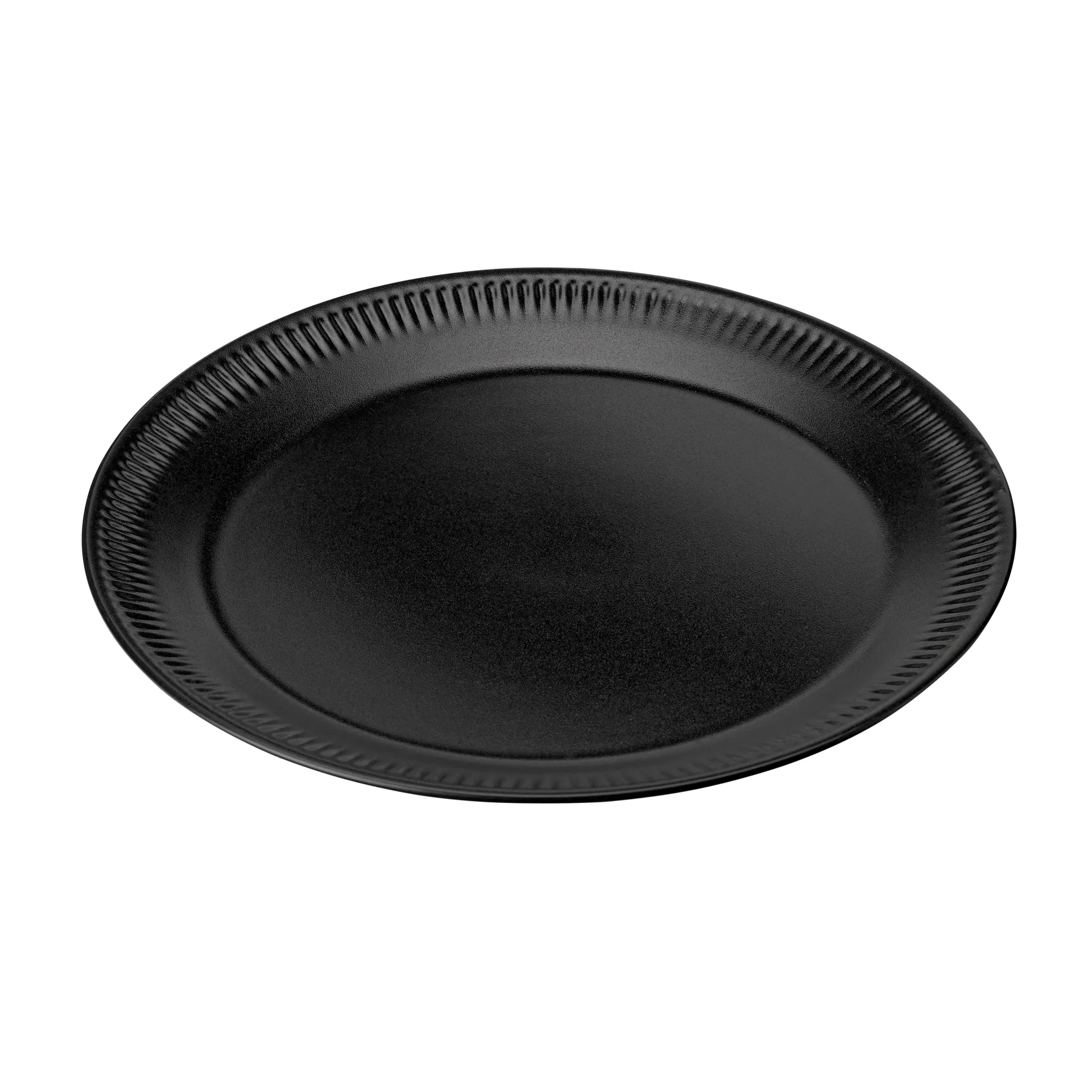 Knabstrup Keramik Knabstrup bord zwart 22 cm