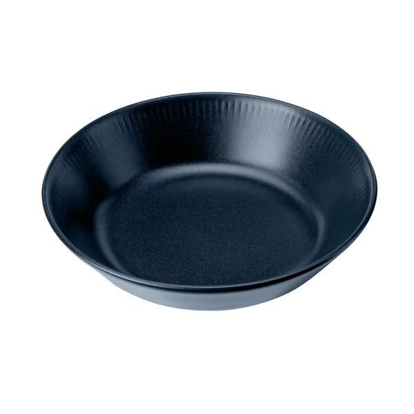 Knabstrup djup tallrik blå, 18 cm