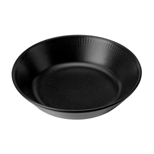Knabstrup djup tallrik svart, 14,5 cm