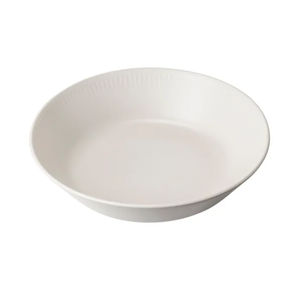 Knabstrup djup tallrik vit, 14,5 cm