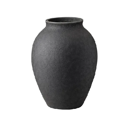Knabstrup Keramik Vase Knabstrup 12,5 cm Noir