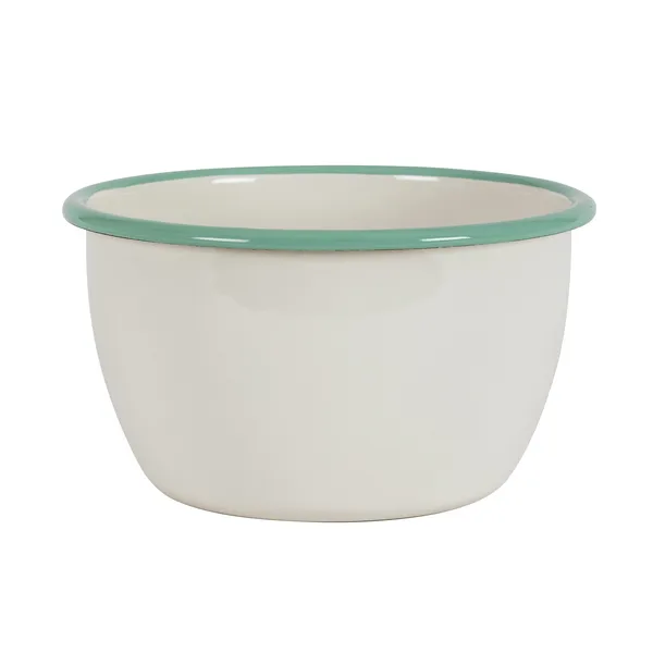 Kockums emaljskål 16 cm, Cream Lux