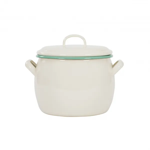 Kockums gryta med lock 4 l, Cream Lux
