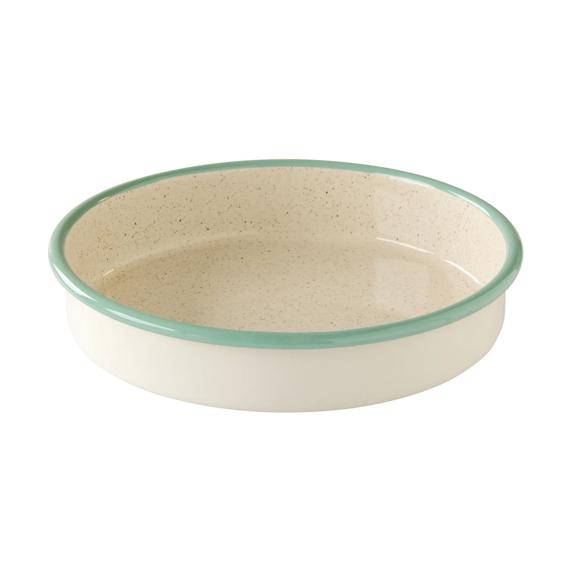 Kockums Jernverk Kockums ovnfast fad Cream Lux-grøn, rund, Ø24 cm