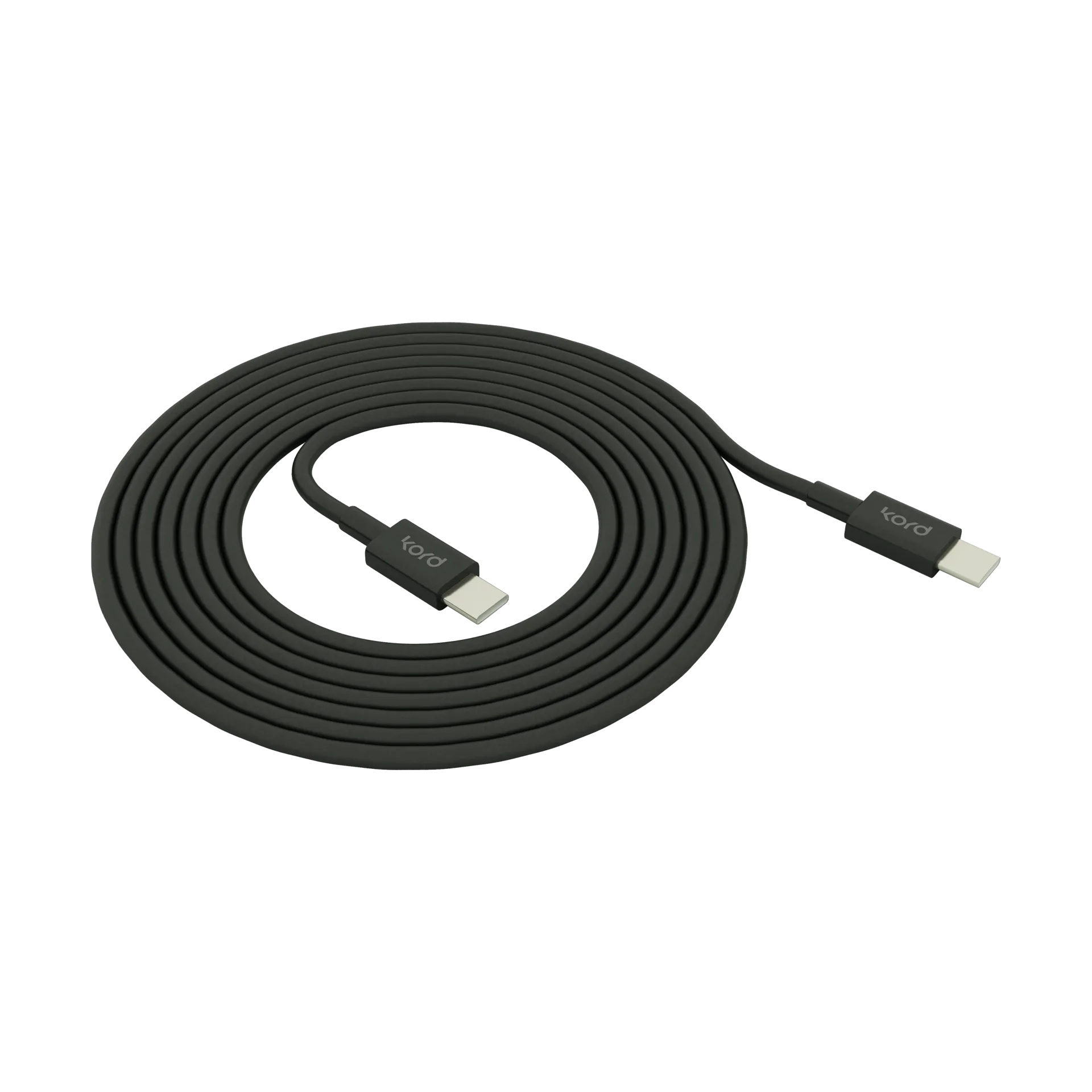 Kord Câble de charge Kord USB-C vers USB-C 1,8 m Black