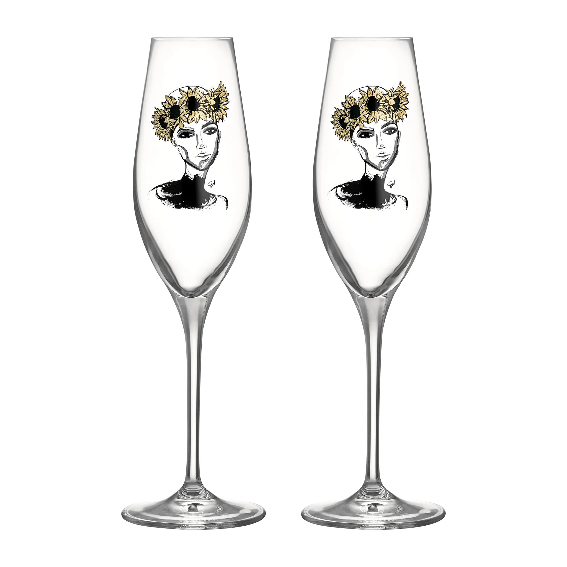 Kosta Boda All about you champagneglas 24 cl 2-pack Let's celebrate you