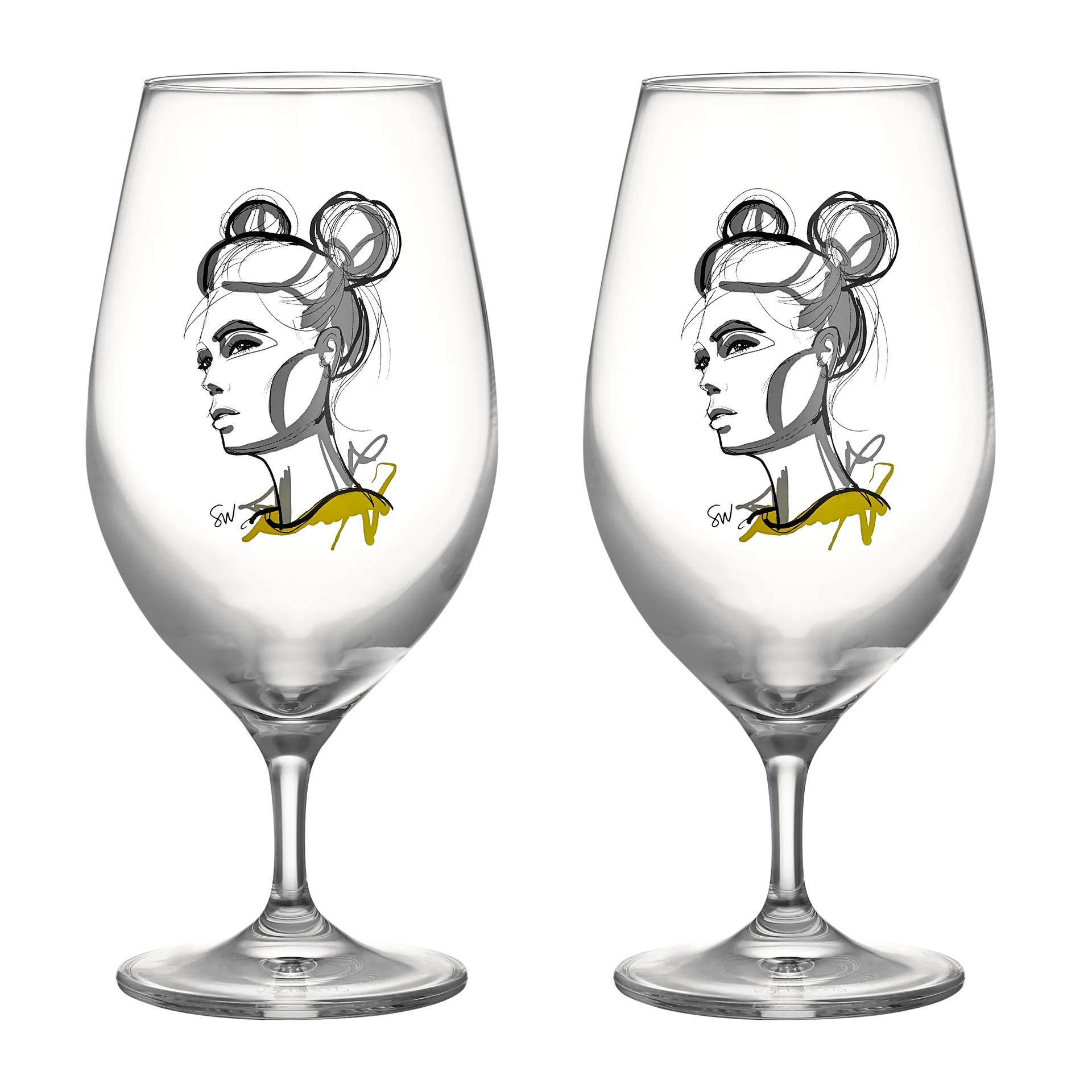 Kosta Boda All about you ølglas 40 cl 2-pak Cheers to you billede