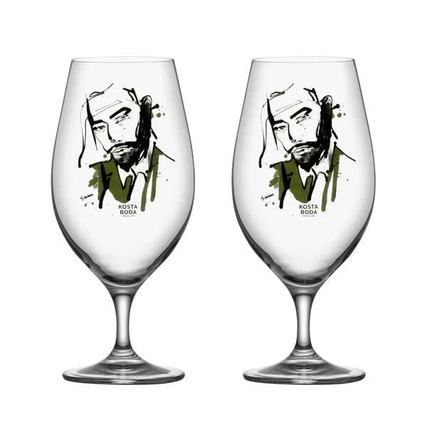 All about you ölglas 40 cl 2-pack, Want him