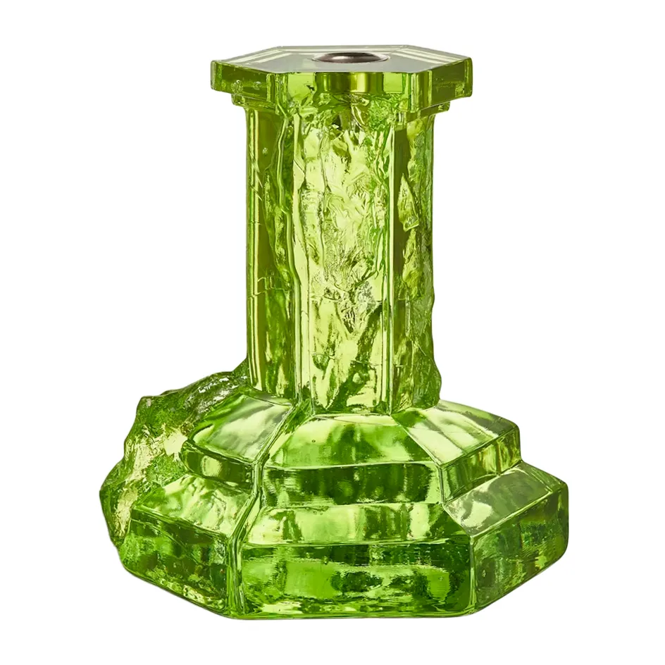 Kosta Boda Bougeoir Rocky Baroque 175 mm Kryptonite