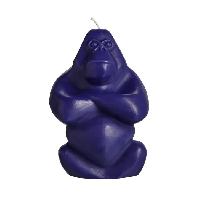Kosta Boda Bougie Gabba Gabba Hey 11,5 cm Bleu