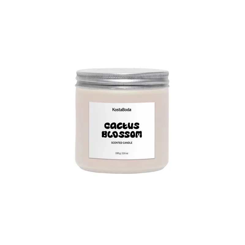 Kosta Boda Bougie parfumée Mind Cactus Blossom, 330 g