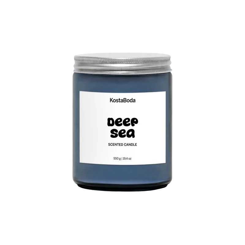 Kosta Boda Bougie parfumée Mind Deep Sea, 550 g