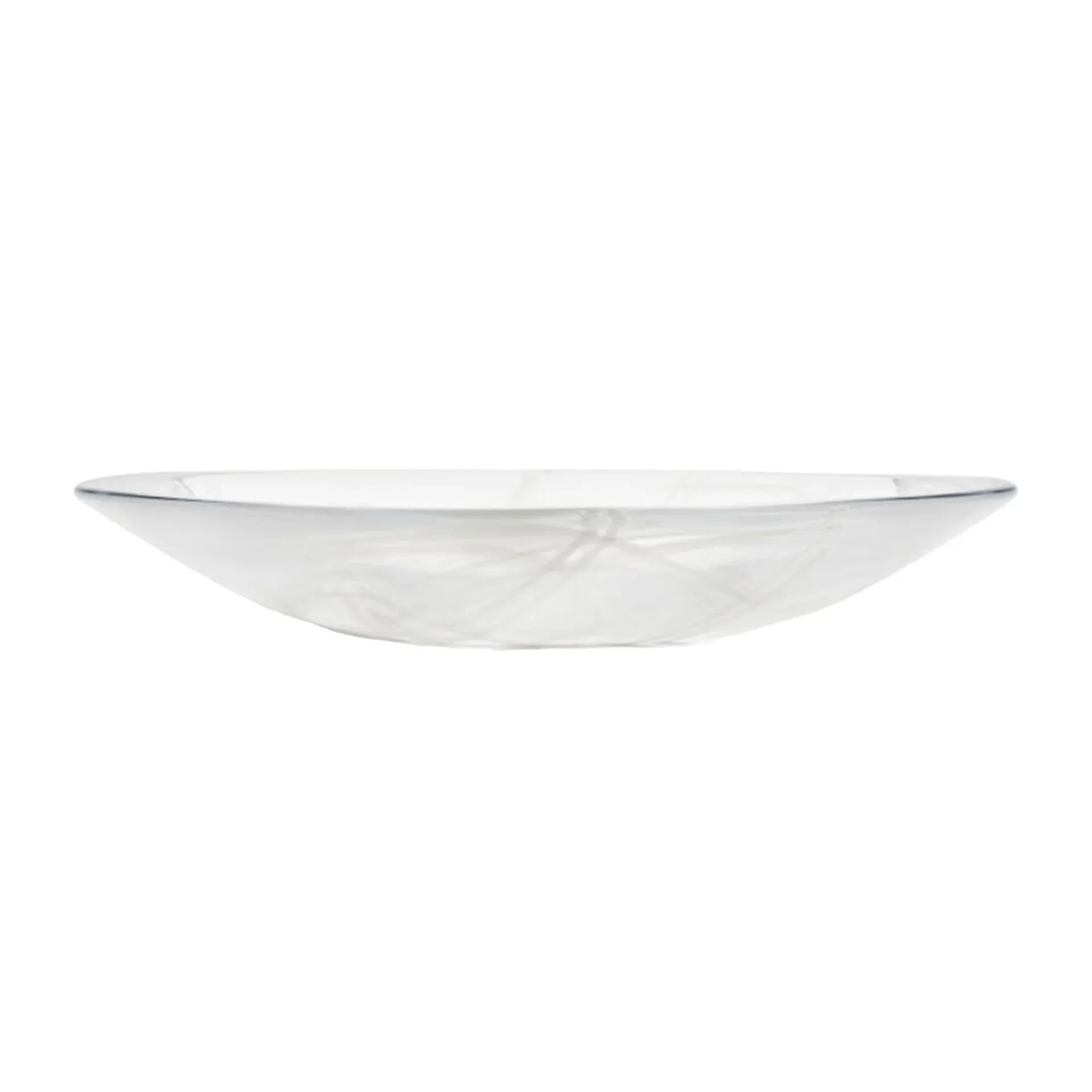 Kosta Boda Contrast fad 380 mm Hvid/Hvid