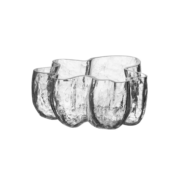 Crackle skål 10,5 cm, Klar