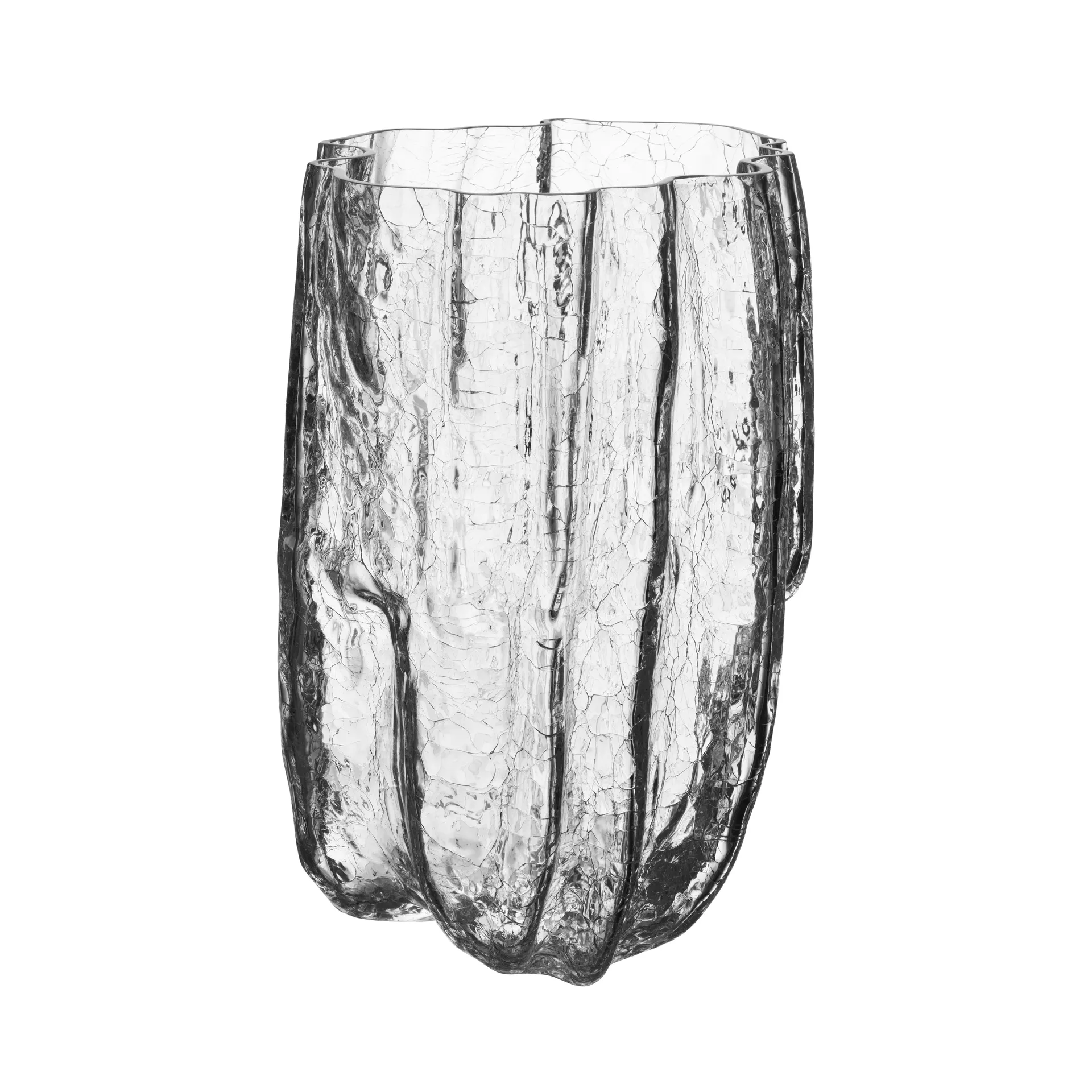 Kosta Boda Crackle vase 27 cmm Klar