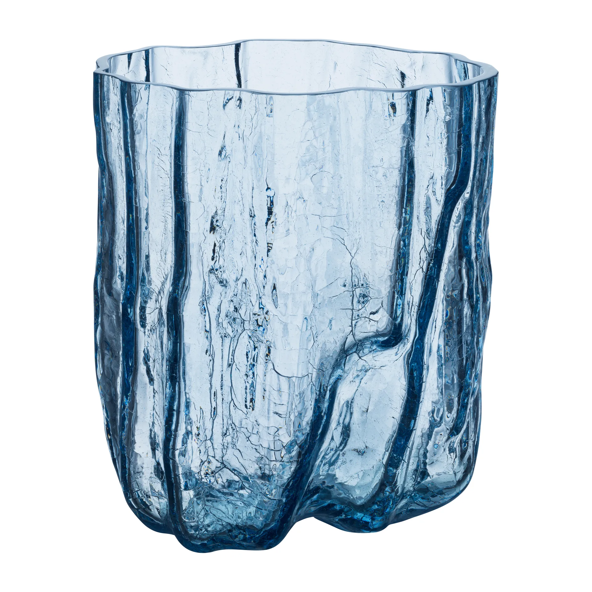 Kosta Boda Crackle vase 27 cmm Sirkul&aelig;rt glass