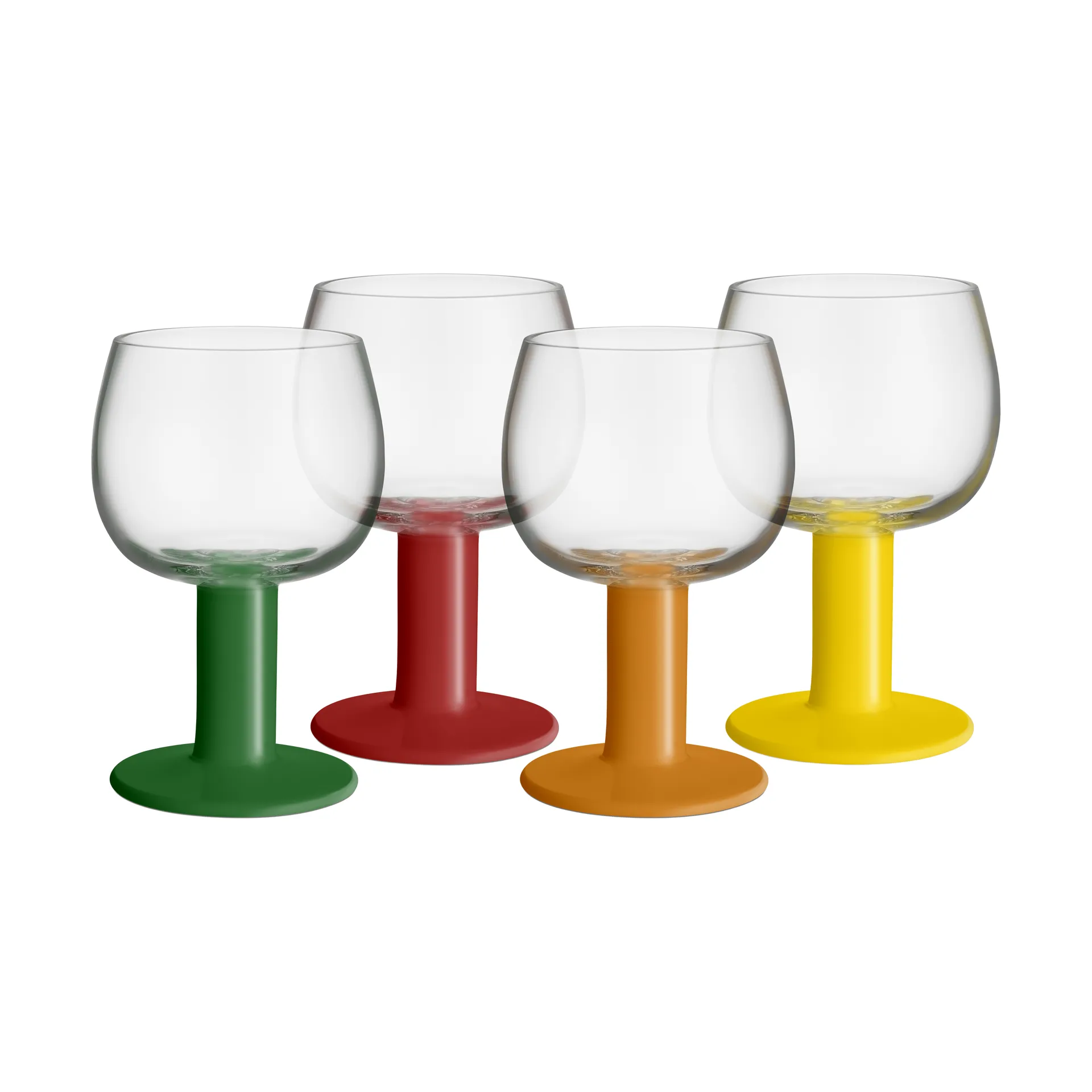 Kosta Boda Fars glas Mixede farver, 40 cl, 4-pak