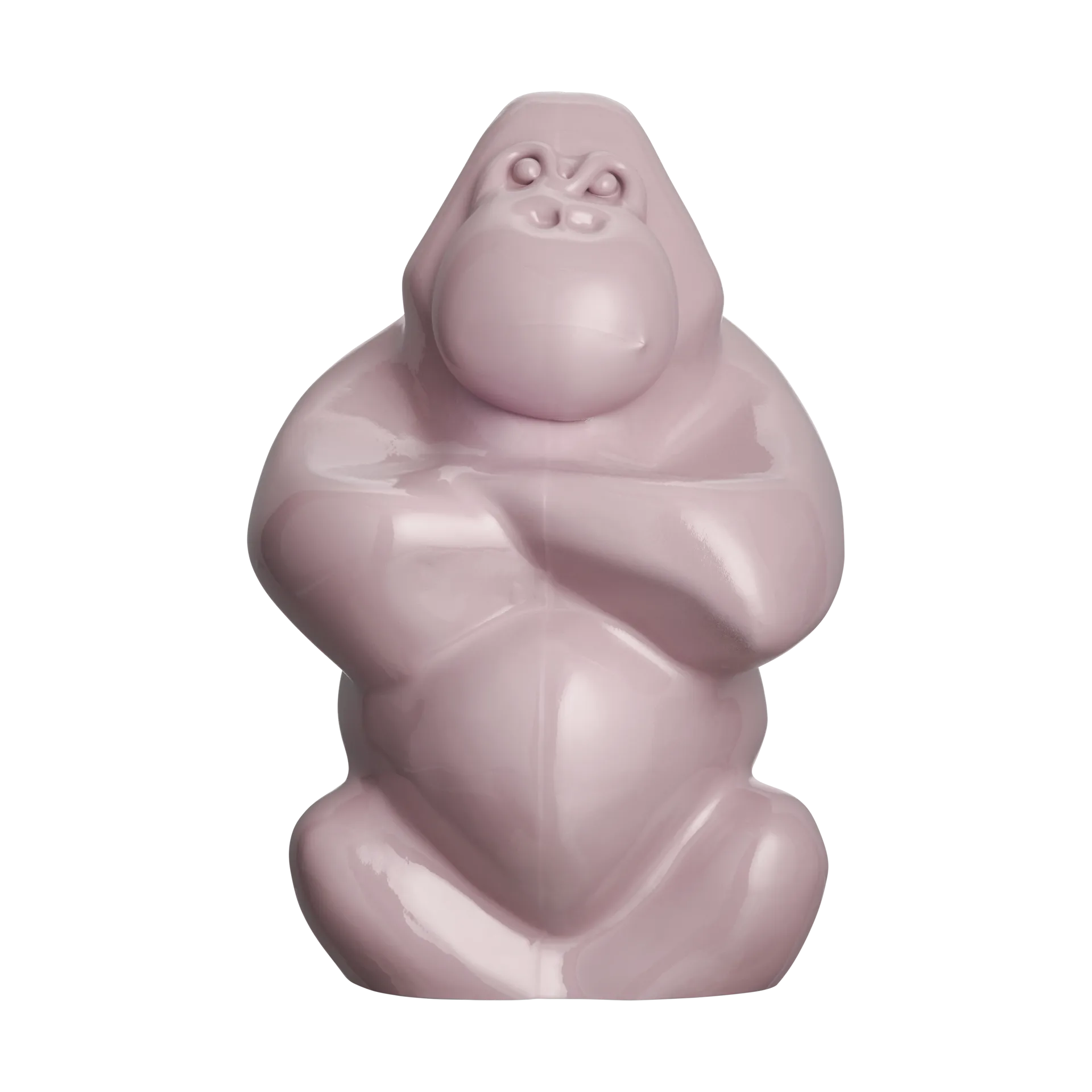 Kosta Boda Gabba Gabba Hey skulptur 305 mm Gammelrosa
