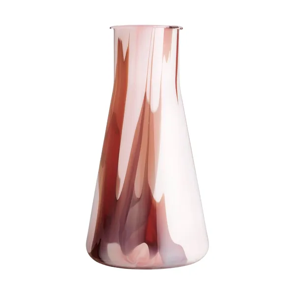 Lab erlenmeyer vas 30,5 cm, Röd-vit