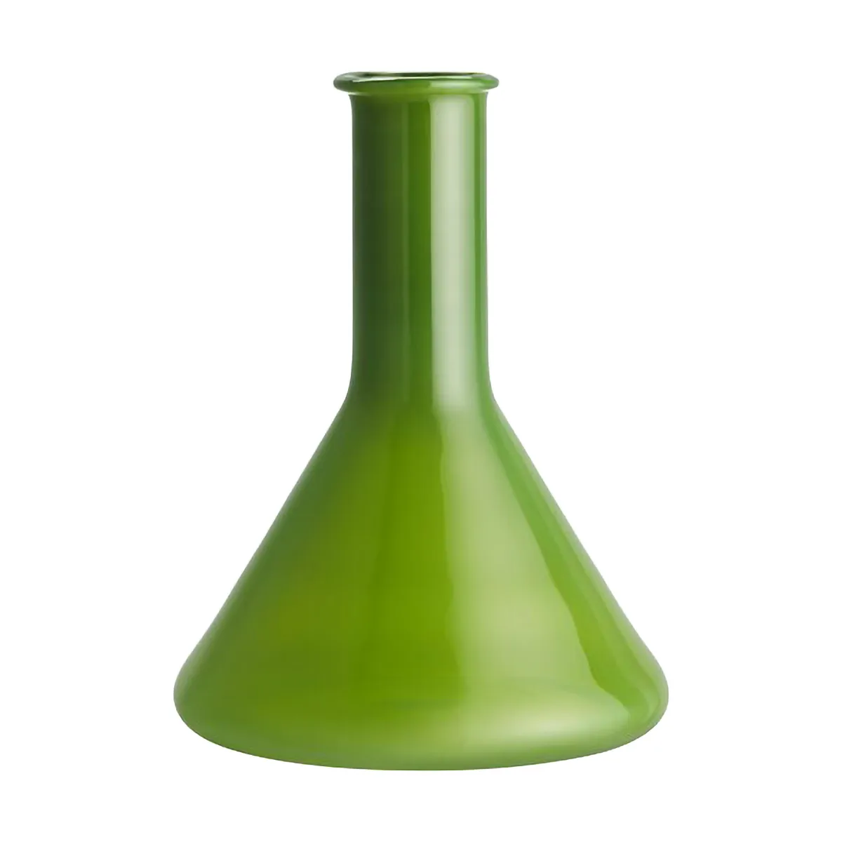 Kosta Boda Lab m&aring;leglass vase 18,5 cm Gr&oslash;nn