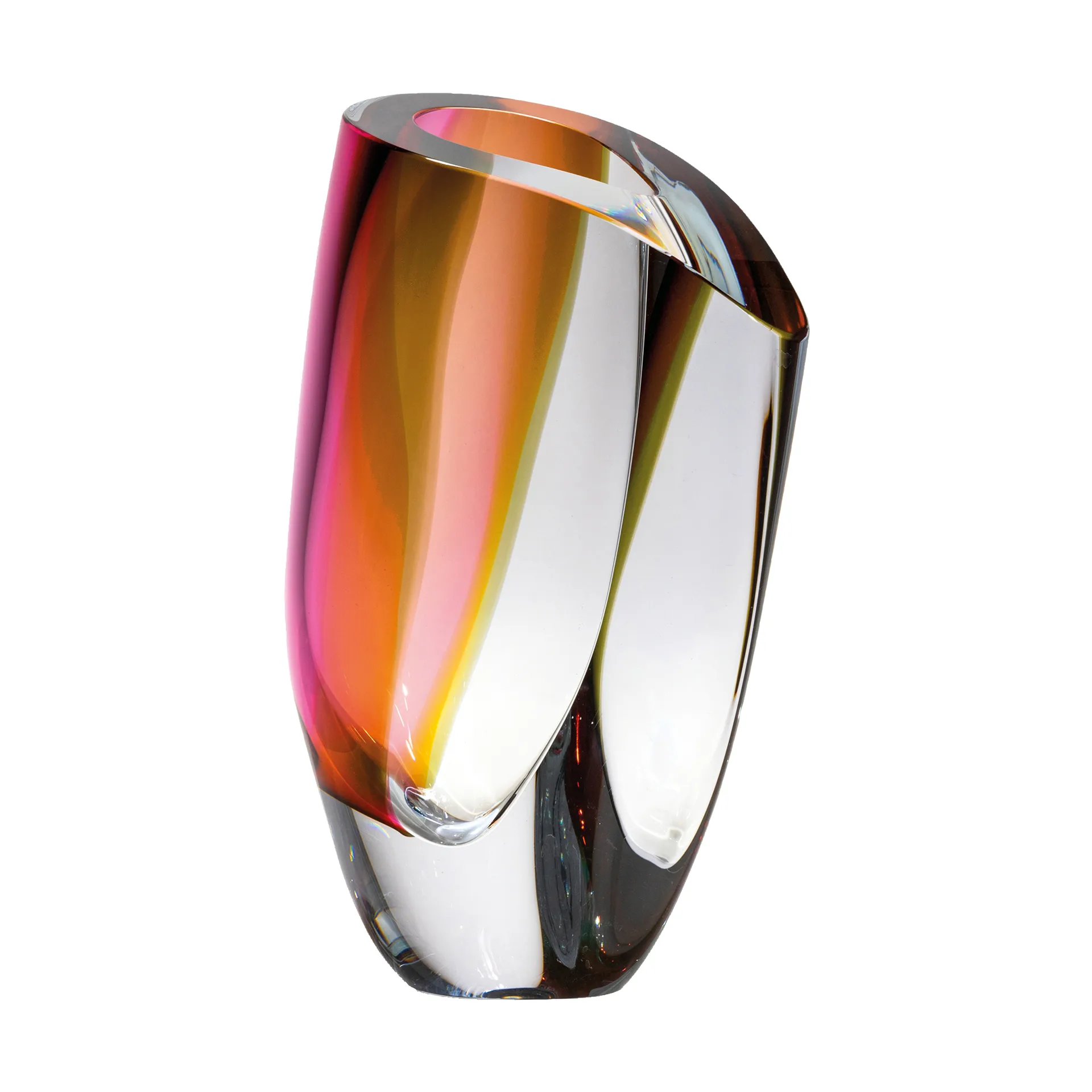 Kosta Boda Mirage vas 31 cm Gr&aring;-r&ouml;d