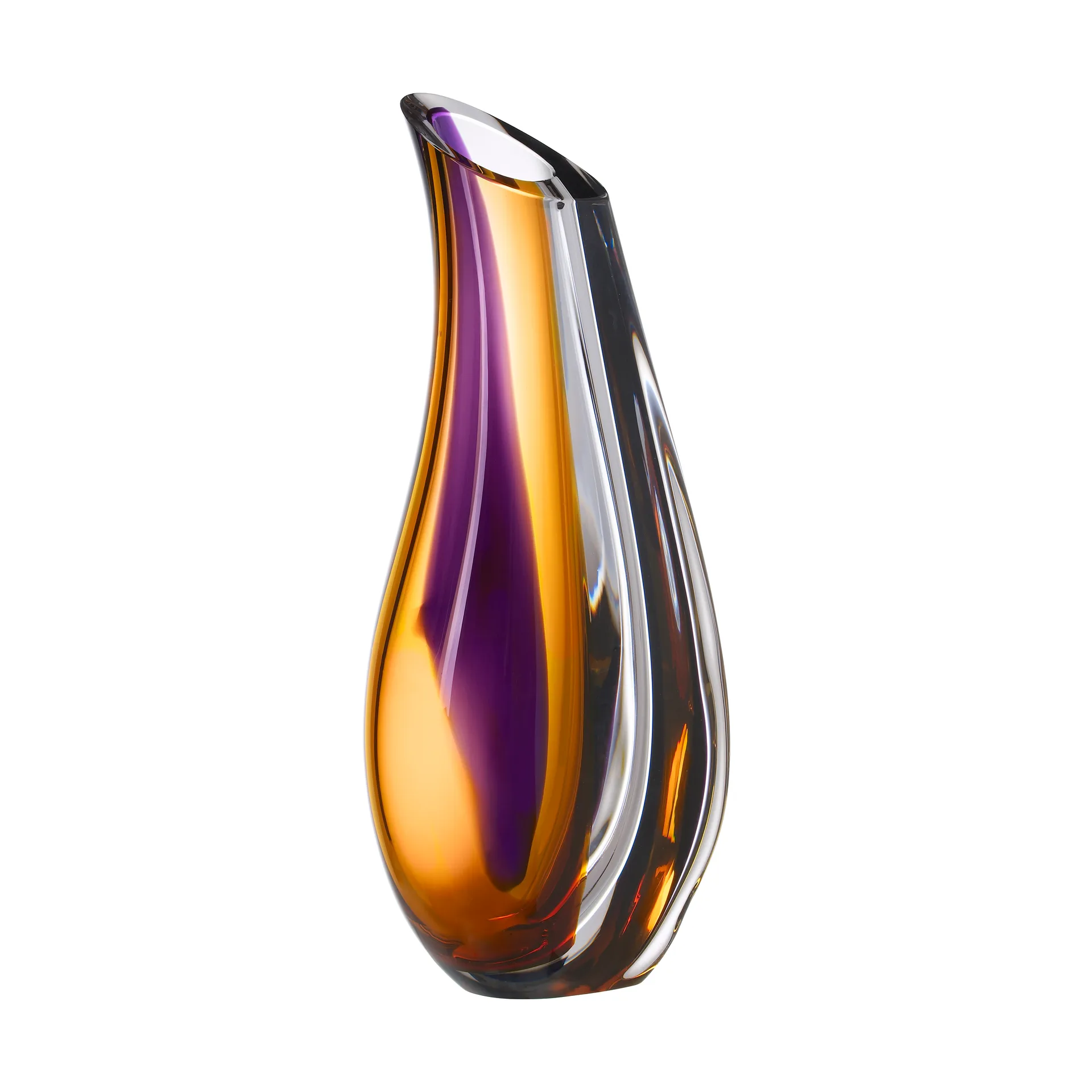 Kosta Boda Orchid vas 370 mm Lila-b&auml;rnsten