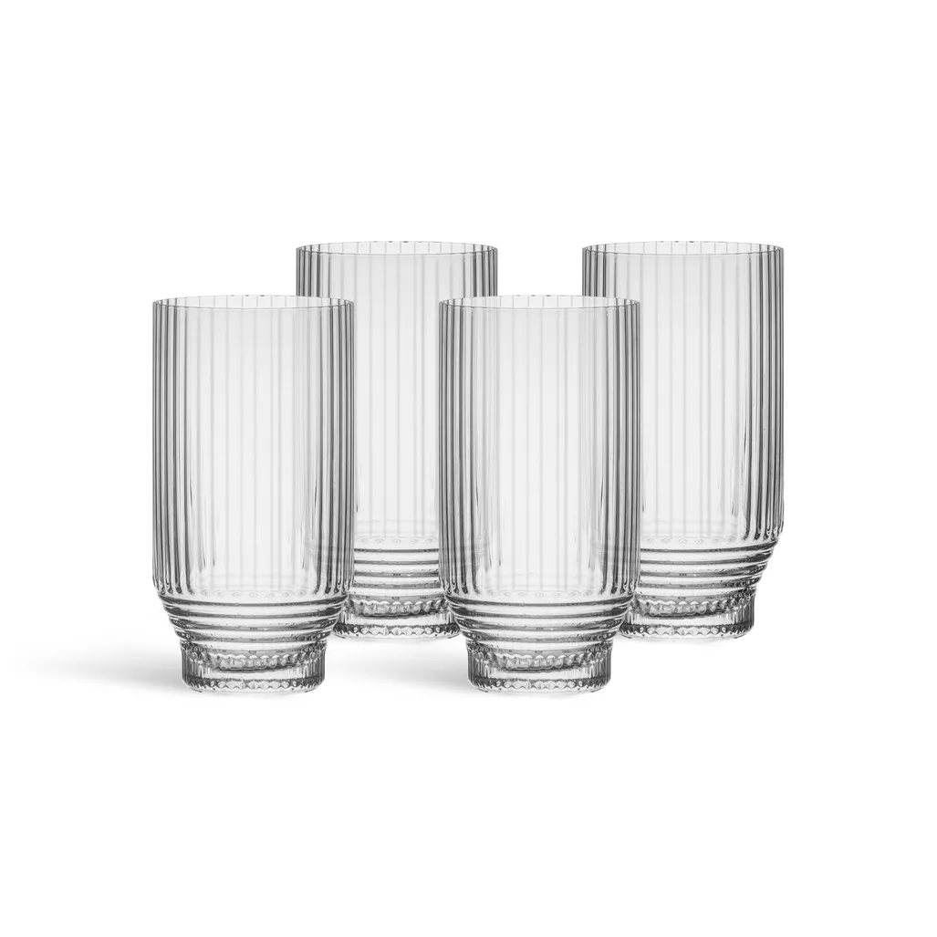 Kosta Boda Pavilion Highballglas Klar, 30 cl, 4-pack