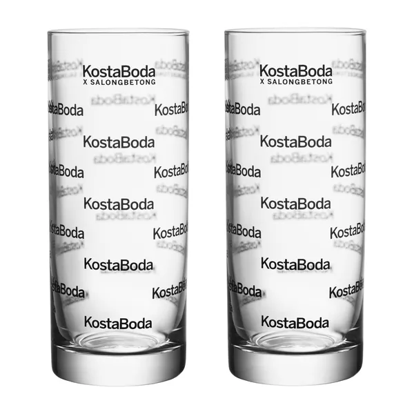 Salong Betong highball glas 33 cl 2-pack, Klar
