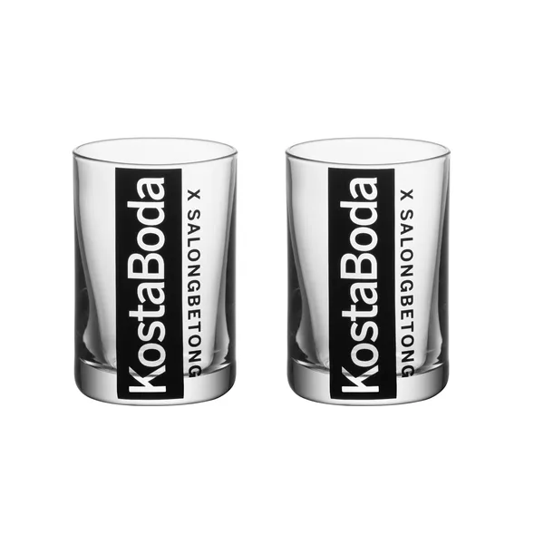 Salong Betong shot glas 6 cl 2-pack, Klar